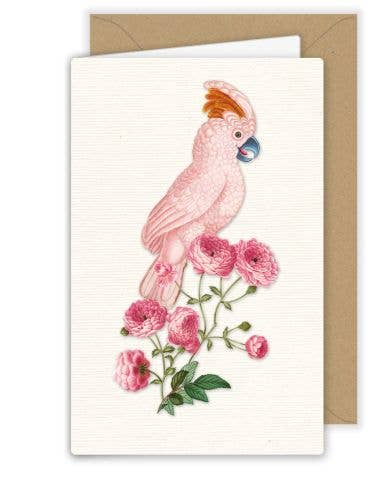 Pink Cockatoo Greeting Card