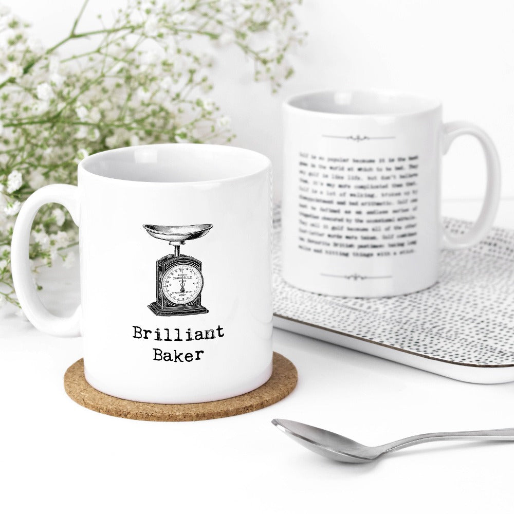 'Brilliant Baker' Gift Boxed Mug