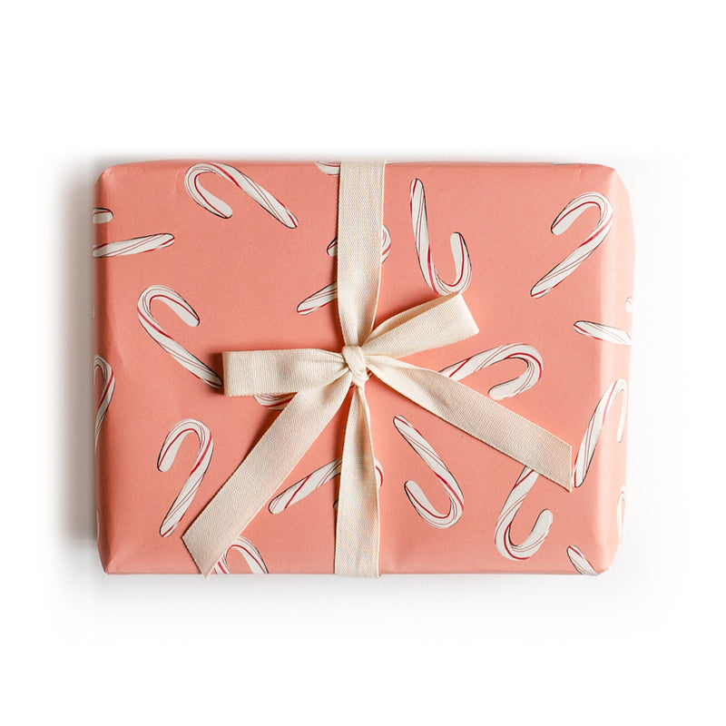 Candy Cane Wrapping Paper Roll