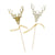  Party Porcelain Gold Stag Canape Picks, TT-Talking Tables, Putti Fine Furnishings