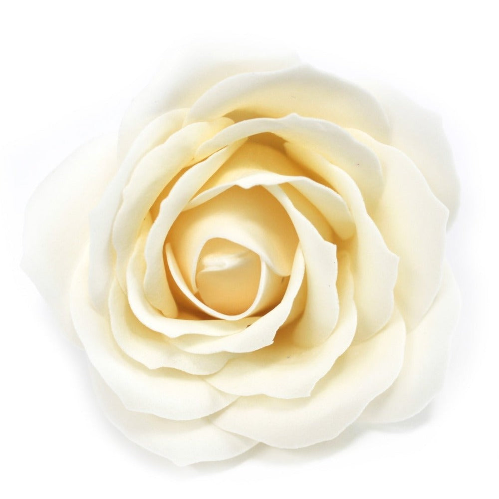 Large Ivory Soap Petal Rose | Putti Fine Furnishings 
