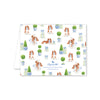 Dogwood Hill Dash Topiary and Toile Boxed Christmas Cards | Putti Christmas