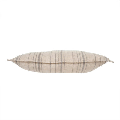 Luca Linen Pillow - Light Grey  | Putti Fine Furnishings Canada