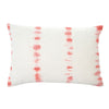 Coral Shibori Rectangular Pillow | Putti Fine Furnishings Canada