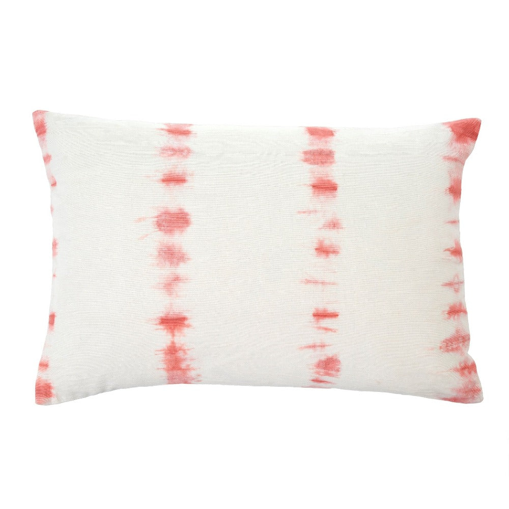 Coral Shibori Rectangular Pillow | Putti Fine Furnishings Canada 