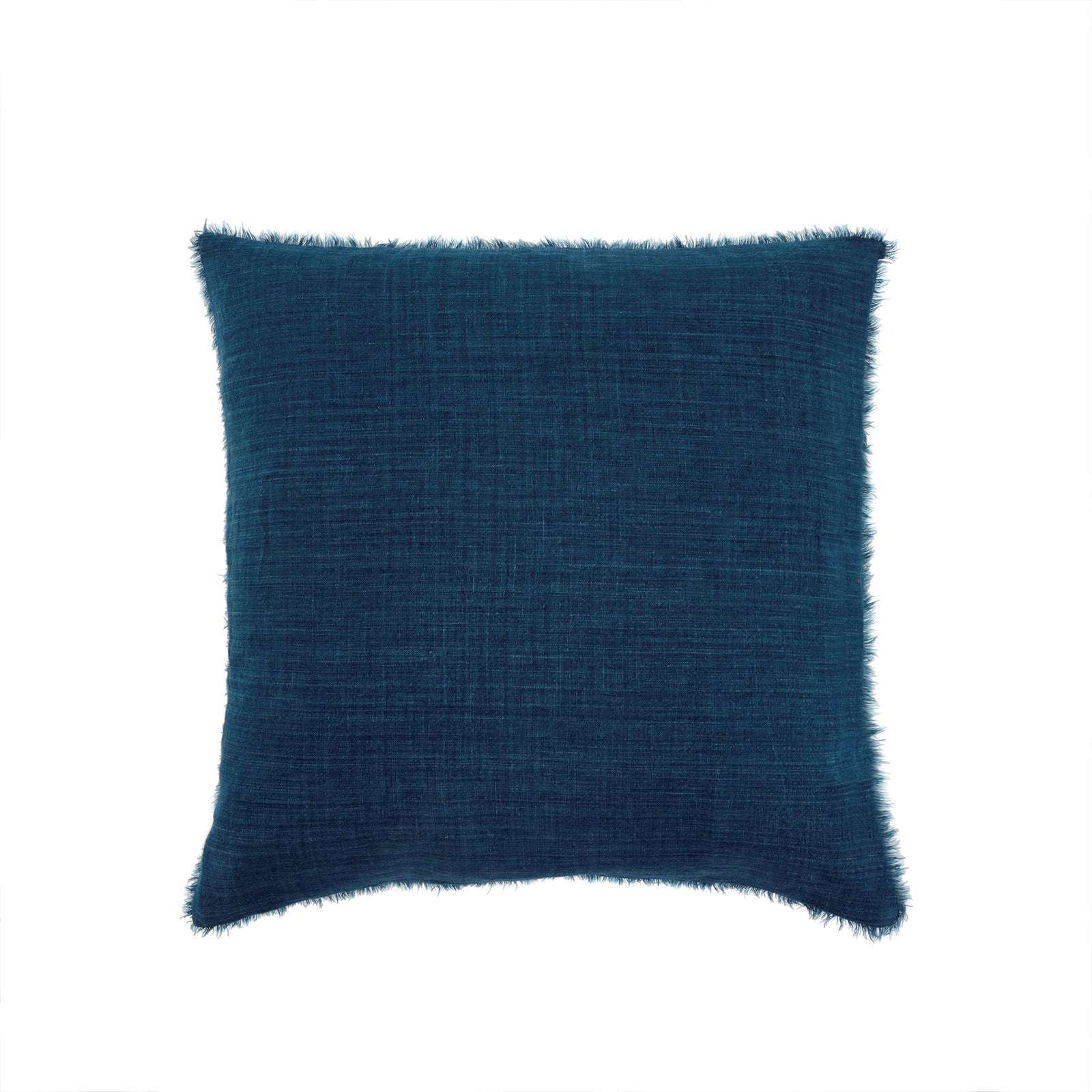Lina Linen Pillow - Cobalt  Putti Fine Furnishings Canada