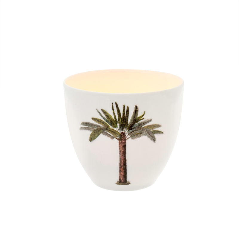 Ceramic Palm Tree Votive