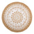 Jute Roundie Rug - White Print -  Soft Furnishings - Indaba Trading - Putti Fine Furnishings Toronto Canada