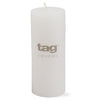 White Chapel Pillar Candle 2" x 5"