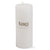 White Chapel Pillar Candle 2" x 5"