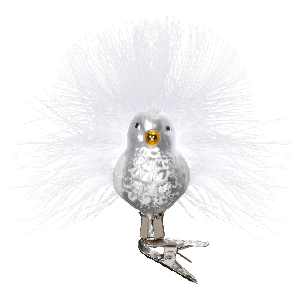 Inge Glas Snow Bird Glass Ornament | Putti Christmas Canada