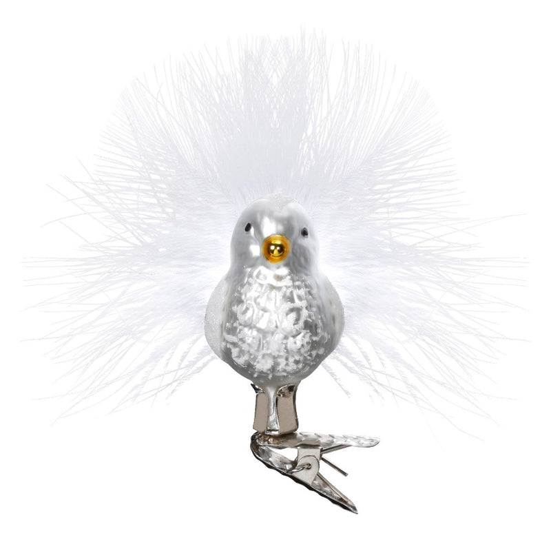 Inge Glas Snow Bird Glass Ornament | Putti Christmas Canada