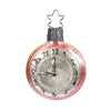 Inge Glas "Time" Pink Pocket Watch Glass Ornament | Putti Christmas Canada