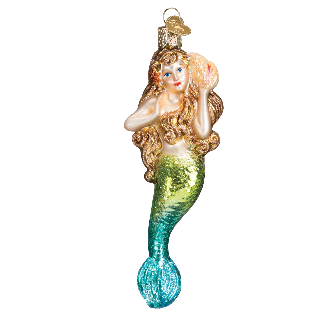 Old World Christmas Mermaid Glass Ornament -  Christmas - Old World Christmas - Putti Fine Furnishings Toronto Canada - 1