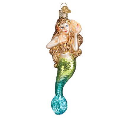 Old World Christmas Mermaid Glass Ornament -  Christmas - Old World Christmas - Putti Fine Furnishings Toronto Canada - 1