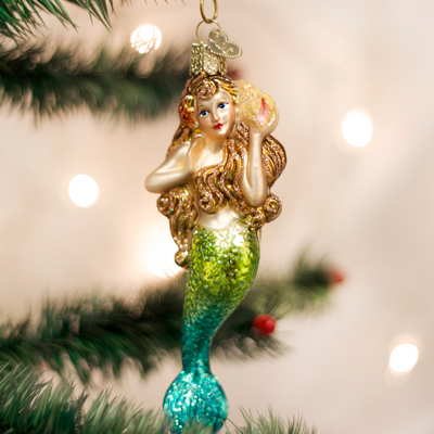 Old World Christmas Mermaid Glass Ornament -  Christmas - Old World Christmas - Putti Fine Furnishings Toronto Canada - 4