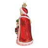 Old Word Christmas Mrs Claus with Elf Glass Ornament | Putti Christmas