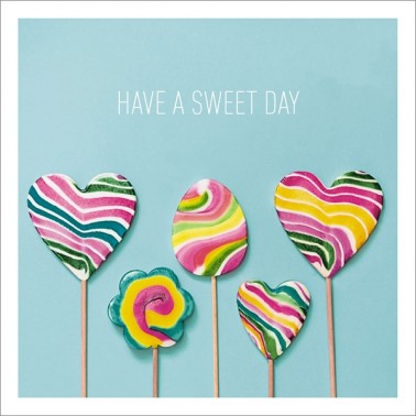 Icon Cards | Have a Sweet Day Lolipop Greeting Card | Putti Canada