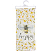 Floral Bee Happy Kitchen Towel