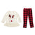 Mud Pie Alpine Reindeer and Buffalo Check Legging Set | Putti Christmas 