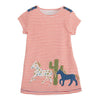 Mud Pie Red Striped Horse Appliqué Dress, MP-Mud Pie, Putti Fine Furnishings