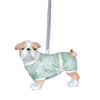 Pastel Resin Bulldog Ornament | Putti Christmas Canada