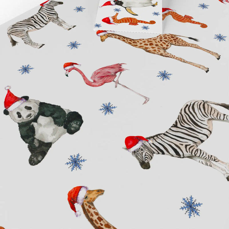 Party Animals Wrapping Paper Sheet
