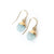 Aquamarine Simple Dangle Earrings