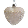 Glass Pearl Heart Ornament, FDF-Fil de Fer Enterprises, Putti Fine Furnishings