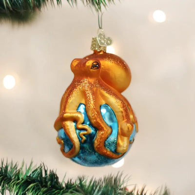 Old World Christmas Octopus Glass Ornament | Putti Christmas Canada
