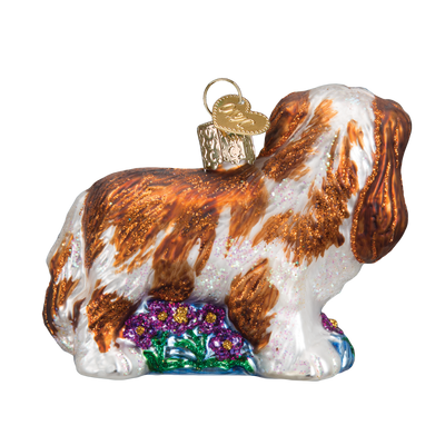 Old World Christmas Cavalier King Charles Christmas Ornament -  Christmas - Old World Christmas - Putti Fine Furnishings Toronto Canada - 5