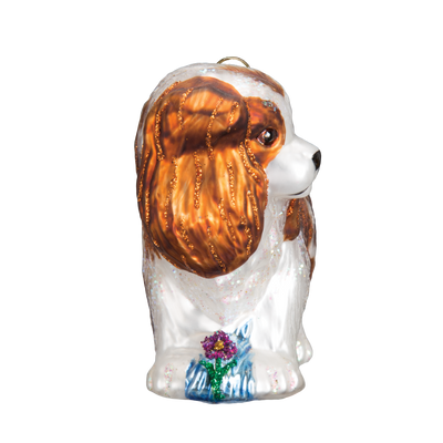 Old World Christmas Cavalier King Charles Christmas Ornament -  Christmas - Old World Christmas - Putti Fine Furnishings Toronto Canada - 6