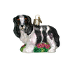 Old World Christmas Cavalier King Charles Christmas Ornament - Black and Tan Breed Christmas - Old World Christmas - Putti Fine Furnishings Toronto Canada - 3