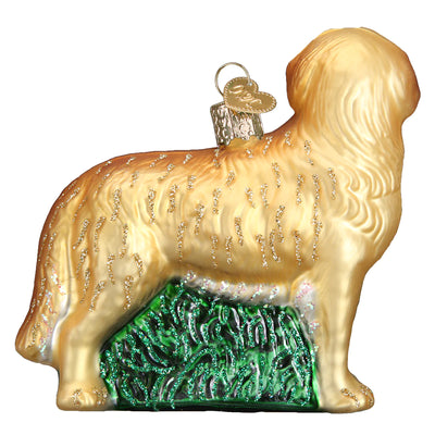 Old World Christmas Golden Retriever Glass Ornament  | Putti Christmas Canada