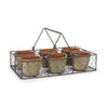 Six Moss Pot in Basket, AC-Abbott Collection, Putti Fine Furnishings