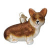 Old World Christmas Pembroke Welsh Corgi Glass Ornament