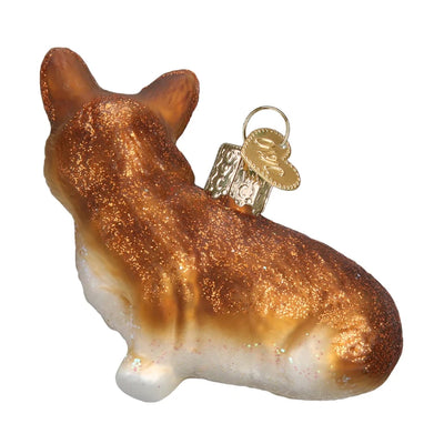 Old World Christmas Pembroke Welsh Corgi Glass Ornament