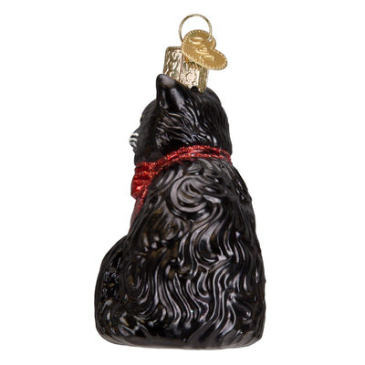 Old World Christmas Tuxedo Kitty Glass Ornament
