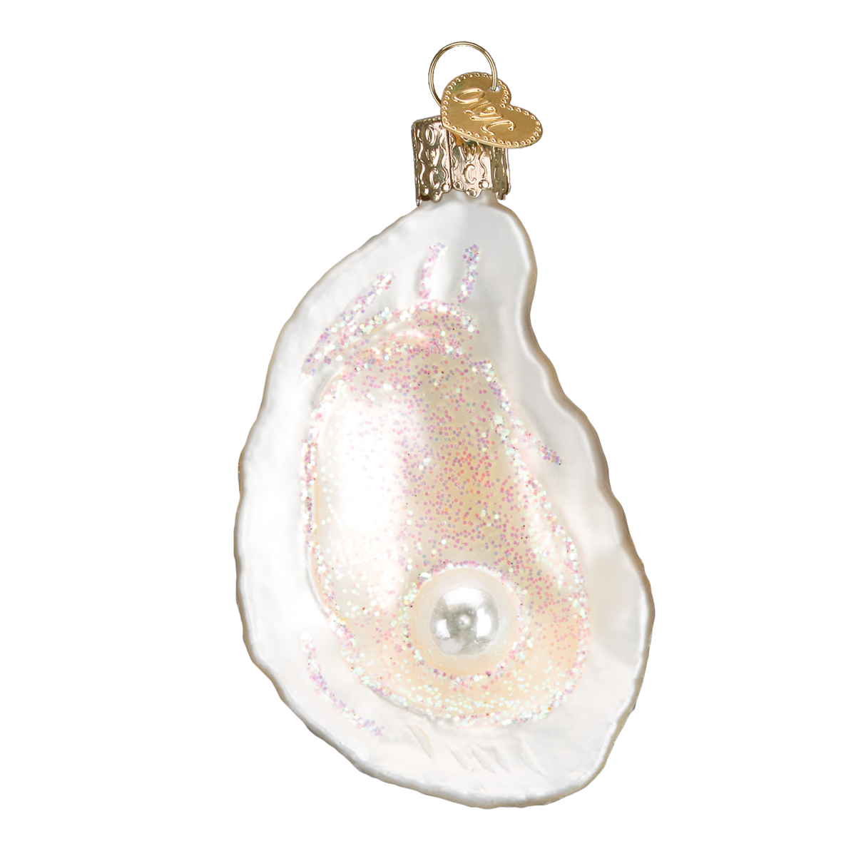 Old World Christmas Oyster Glass Ornament -  Christmas Decorations - Old World Christmas - Putti Fine Furnishings Toronto Canada - 1