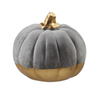 Large Cement Gilded Pumpkin | Putti Celebrations Canada