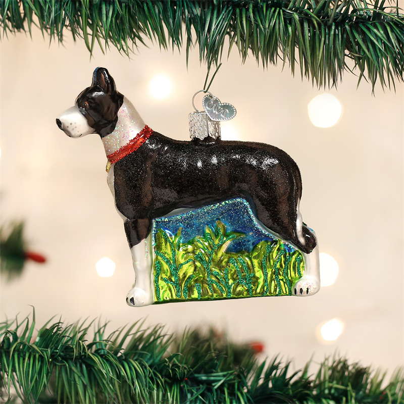  Old World Christmas Great Dane Christmas Dog Ornament, OWC-Old World Christmas, Putti Fine Furnishings