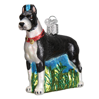 Old World Christmas Great Dane Christmas Ornament, OWC-Old World Christmas, Putti Fine Furnishings