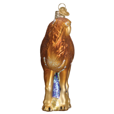 Old Word Christmas Camel Glass Ornament | Putti Christmas
