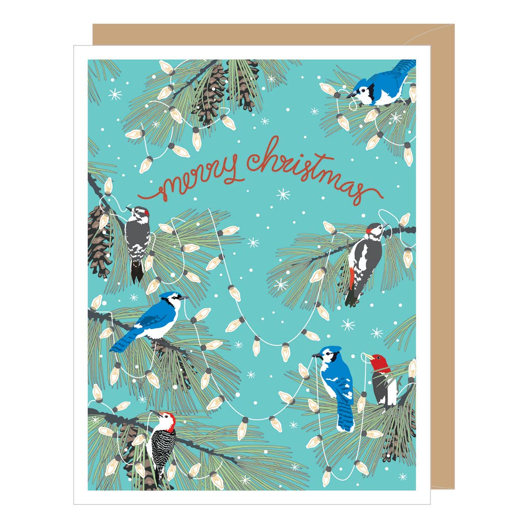 Woodpecker & Blue Jay Boxed Christmas Cards