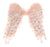 Pink Feather Hanging Angel Wings | Putti Christmas Canada