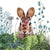 "Chou Chou Bunny" Paper Napkin - Lunch | Putti Fine Furnishings