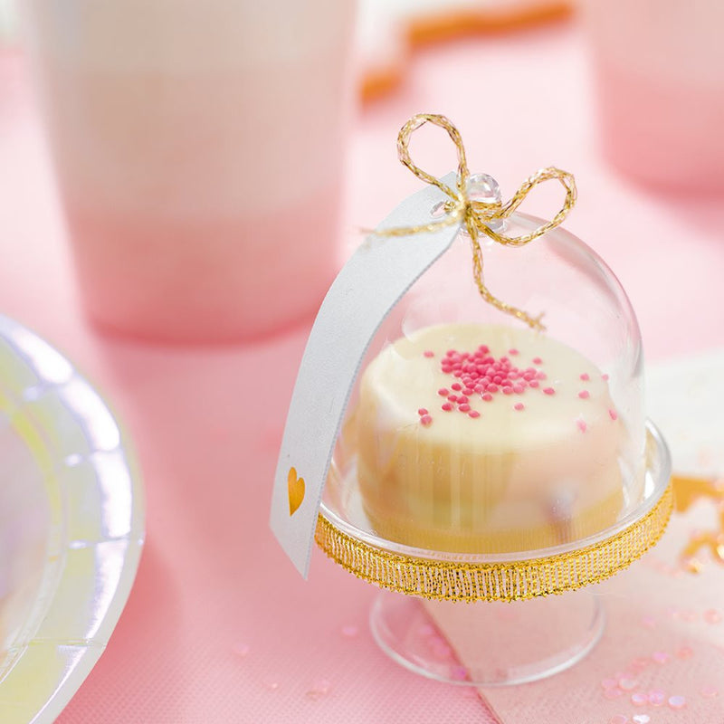 Talking Tables "We Heart Pink" Cake Domes - Putti Canada