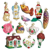Old World Christmas The Brides Collection  Glass Christmas Ornament Set, OWC-Old World Christmas, Putti Fine Furnishings