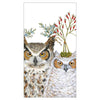 "Holiday Hoot" Owl Paper Napkins - Guest | Putti Fine Furnishings