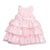  Pink Rosette Dress with Ruffles, MP-Mud Pie, Putti Fine Furnishings